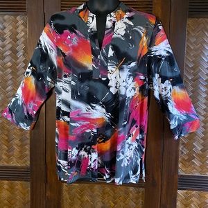 KAREN KANE - paint splash tunic 2X